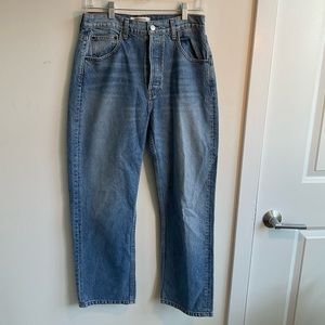 Cynthia High Rise Straight Cropped Jeans